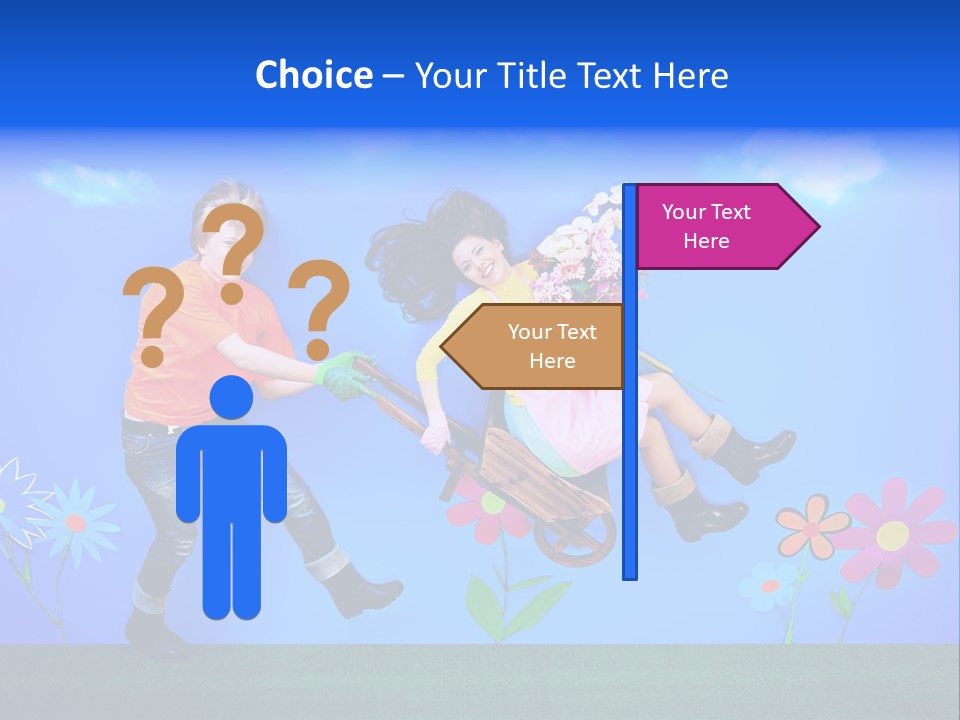 Funny Gardening Attractive PowerPoint Template