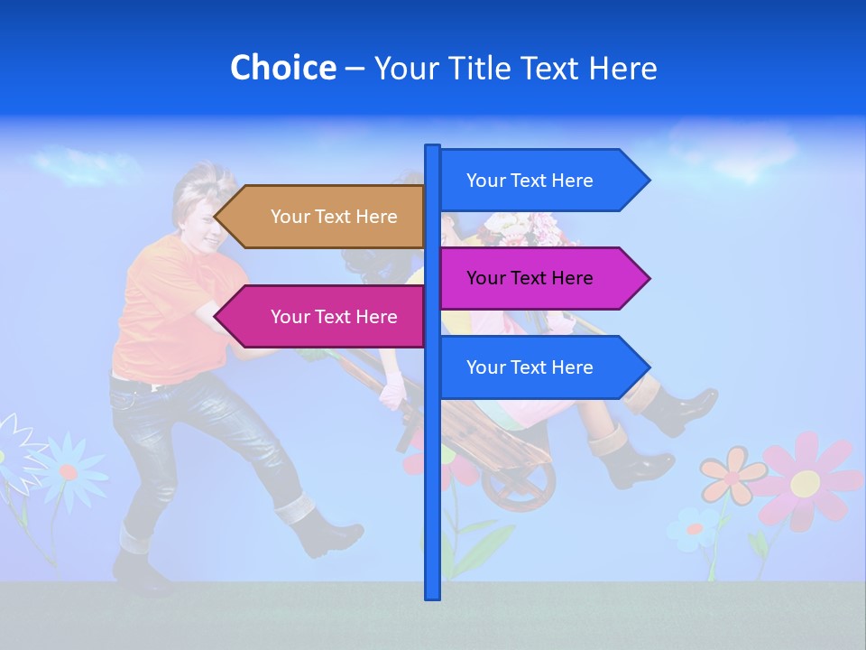 Funny Gardening Attractive PowerPoint Template