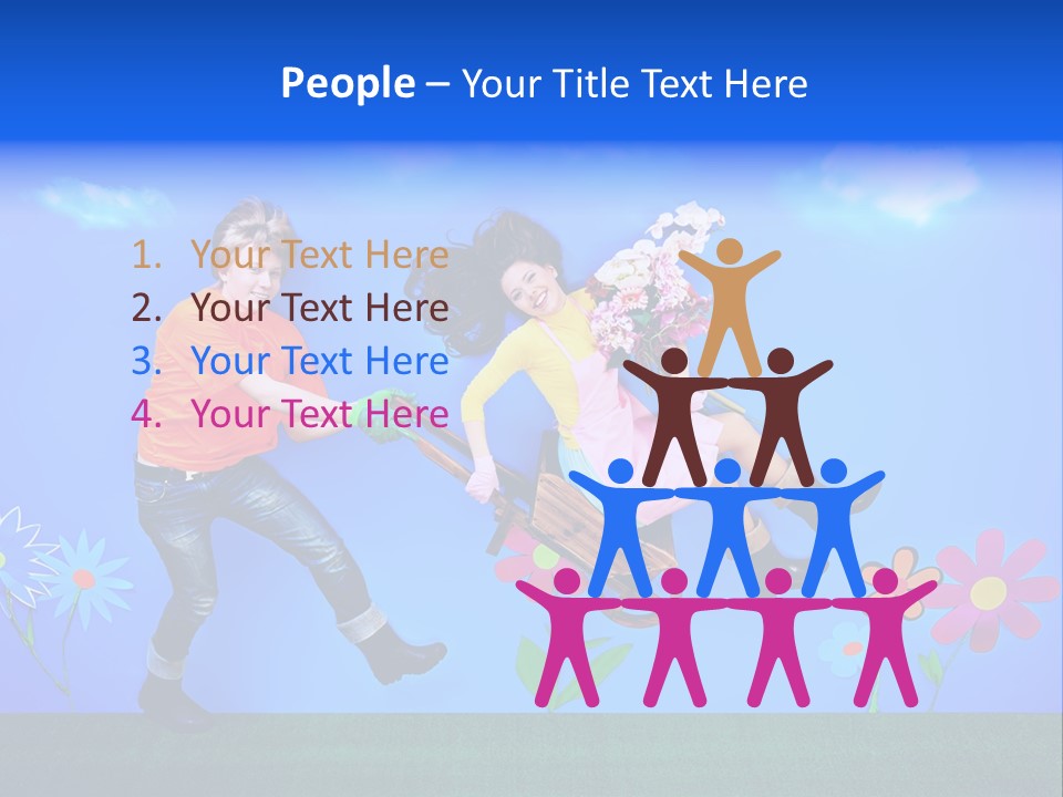 Funny Gardening Attractive PowerPoint Template