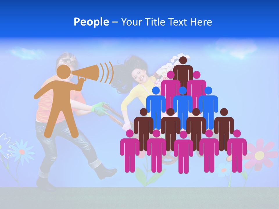 Funny Gardening Attractive PowerPoint Template