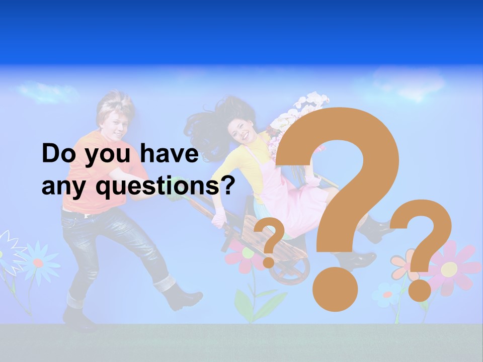 Funny Gardening Attractive PowerPoint Template