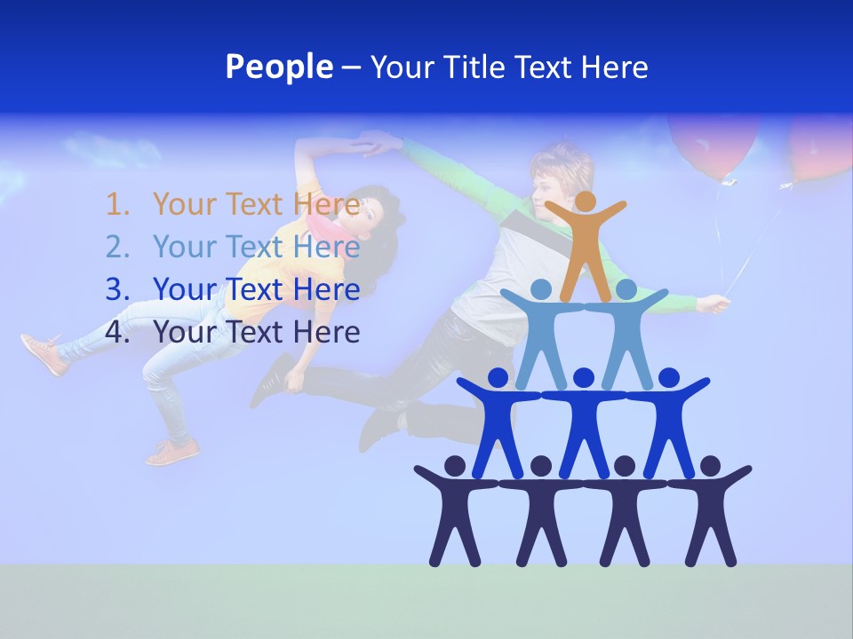 Beauty People Happiness PowerPoint Template