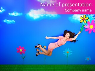 Young Conceptual Spring PowerPoint Template