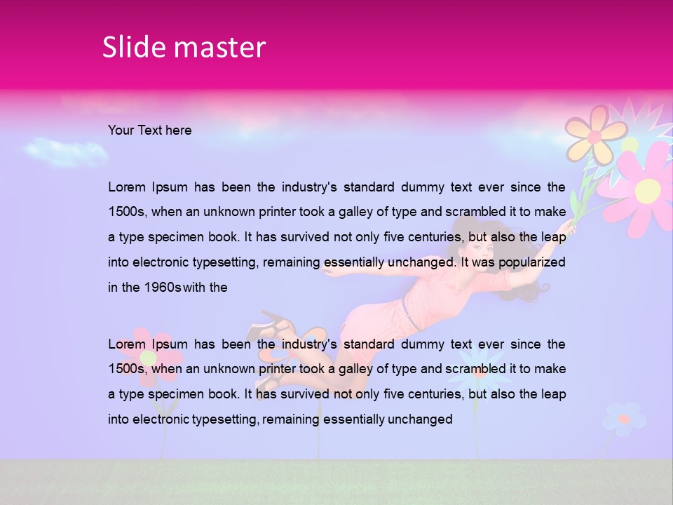 Young Conceptual Spring PowerPoint Template