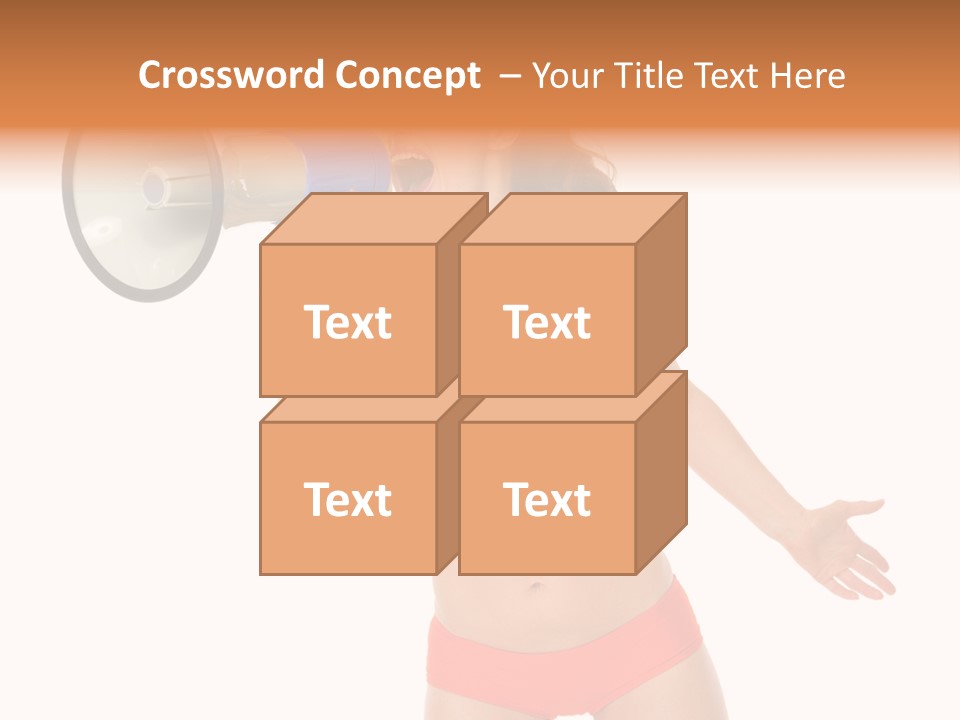 Yelling Isolated Season PowerPoint Template