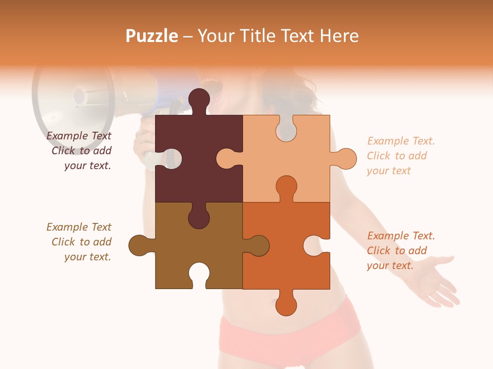 Yelling Isolated Season PowerPoint Template