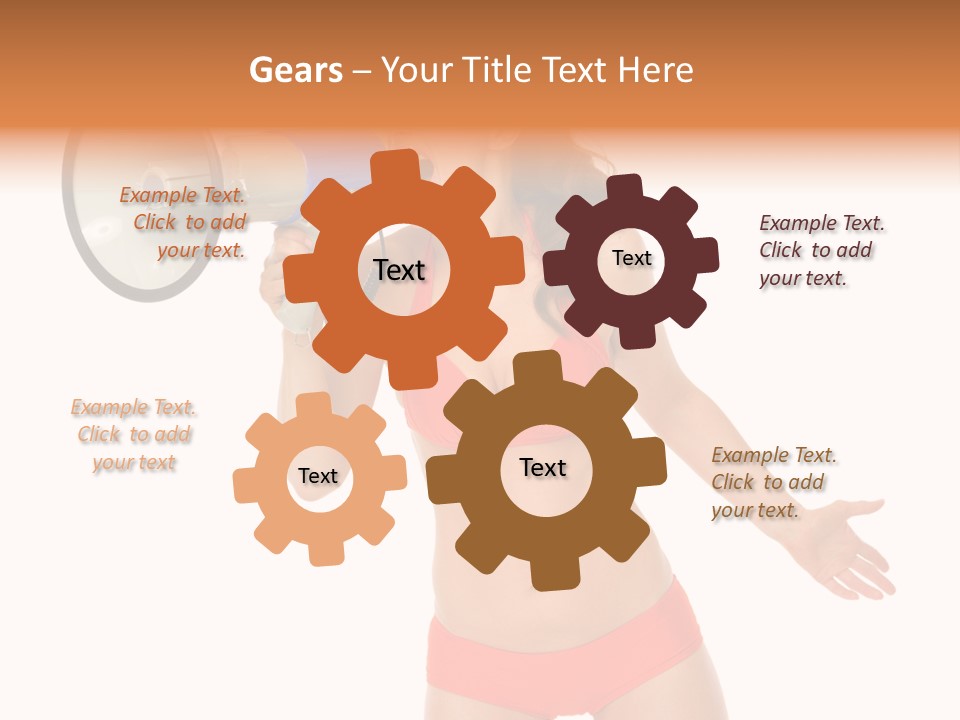 Yelling Isolated Season PowerPoint Template