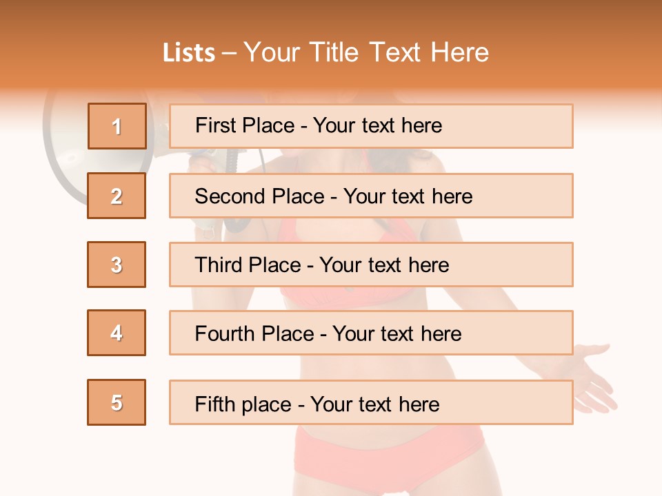 Yelling Isolated Season PowerPoint Template