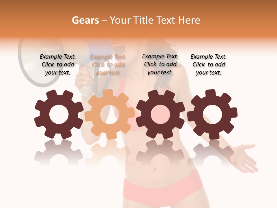 Yelling Isolated Season PowerPoint Template