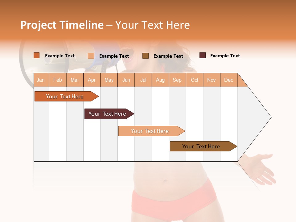 Yelling Isolated Season PowerPoint Template