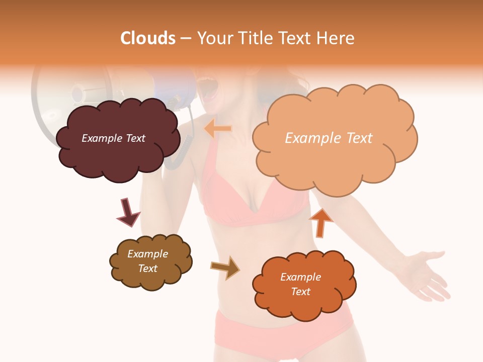 Yelling Isolated Season PowerPoint Template