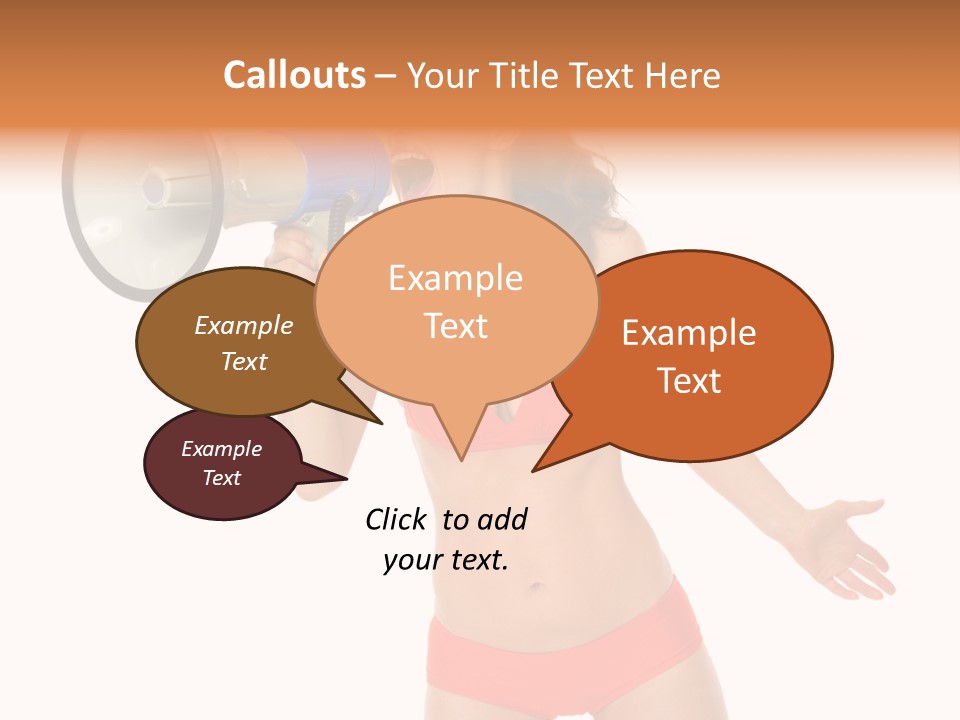 Yelling Isolated Season PowerPoint Template