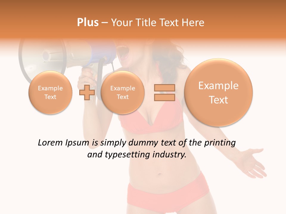 Yelling Isolated Season PowerPoint Template