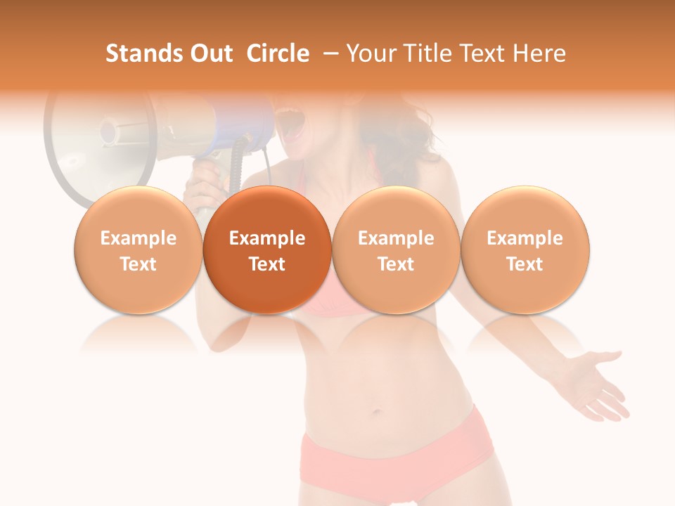 Yelling Isolated Season PowerPoint Template