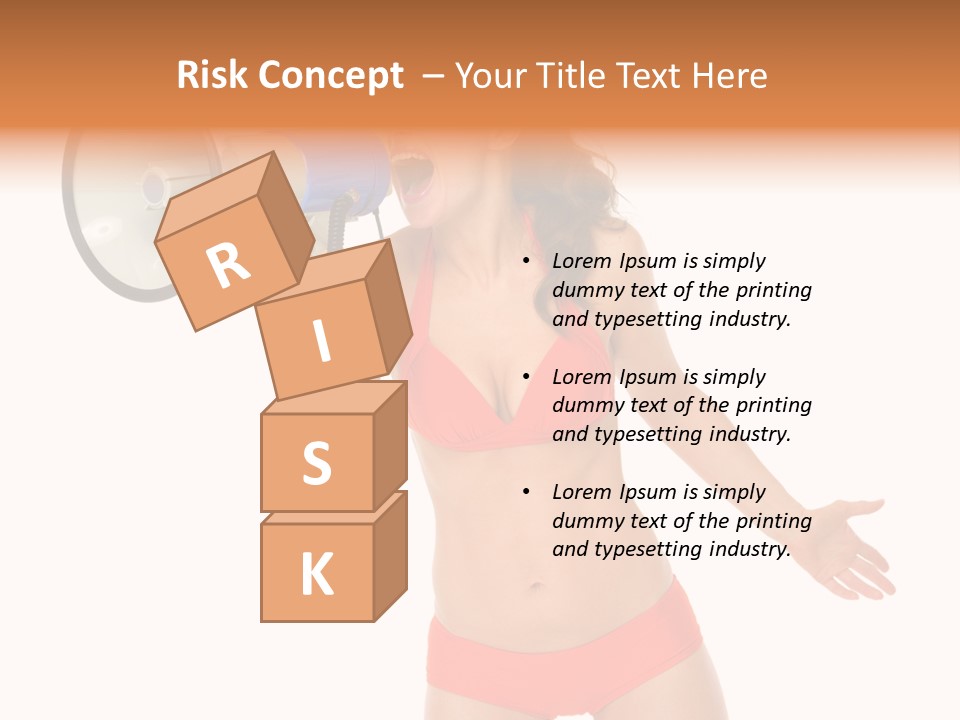 Yelling Isolated Season PowerPoint Template