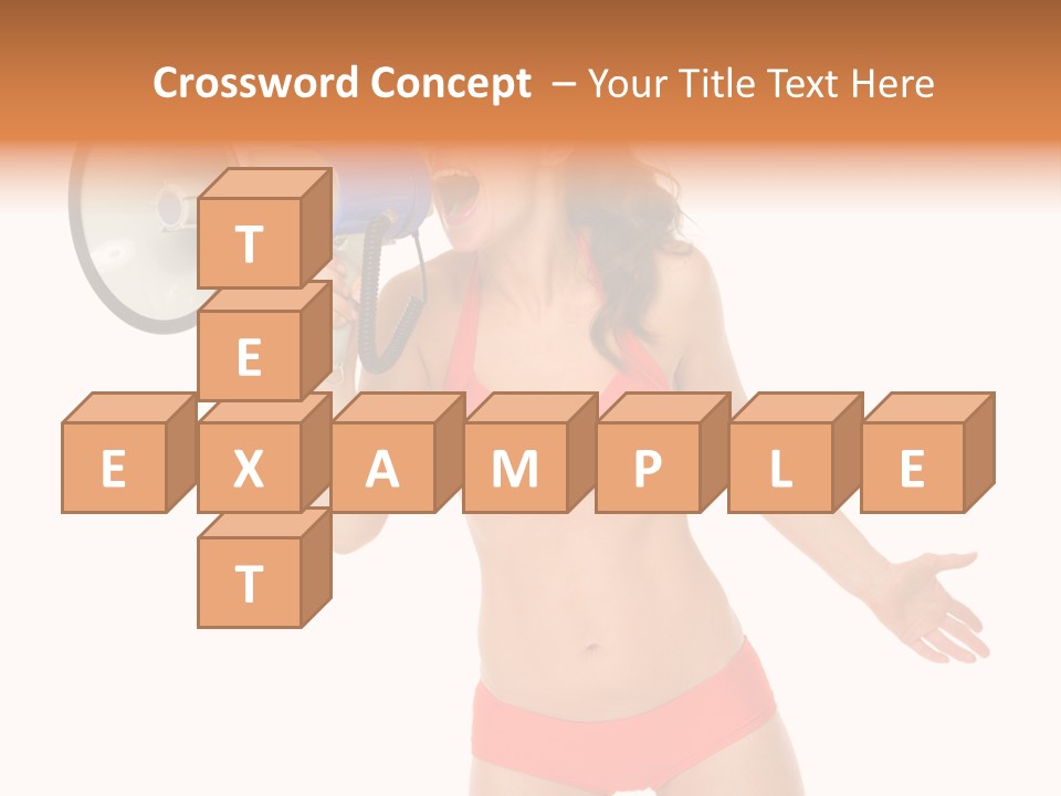 Yelling Isolated Season PowerPoint Template