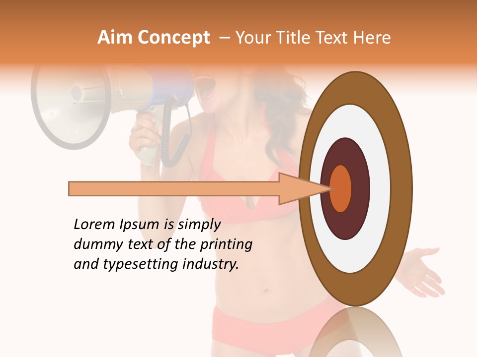 Yelling Isolated Season PowerPoint Template