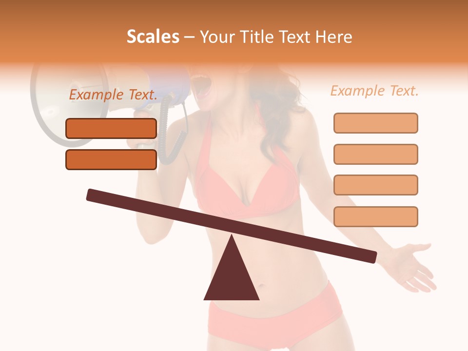 Yelling Isolated Season PowerPoint Template