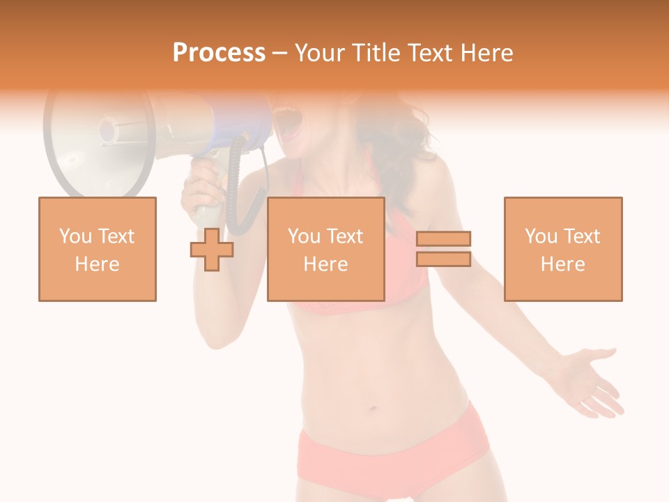 Yelling Isolated Season PowerPoint Template