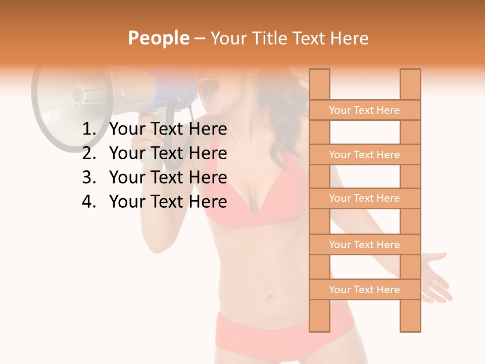 Yelling Isolated Season PowerPoint Template