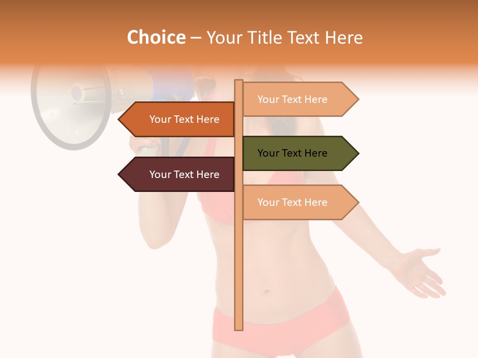 Yelling Isolated Season PowerPoint Template