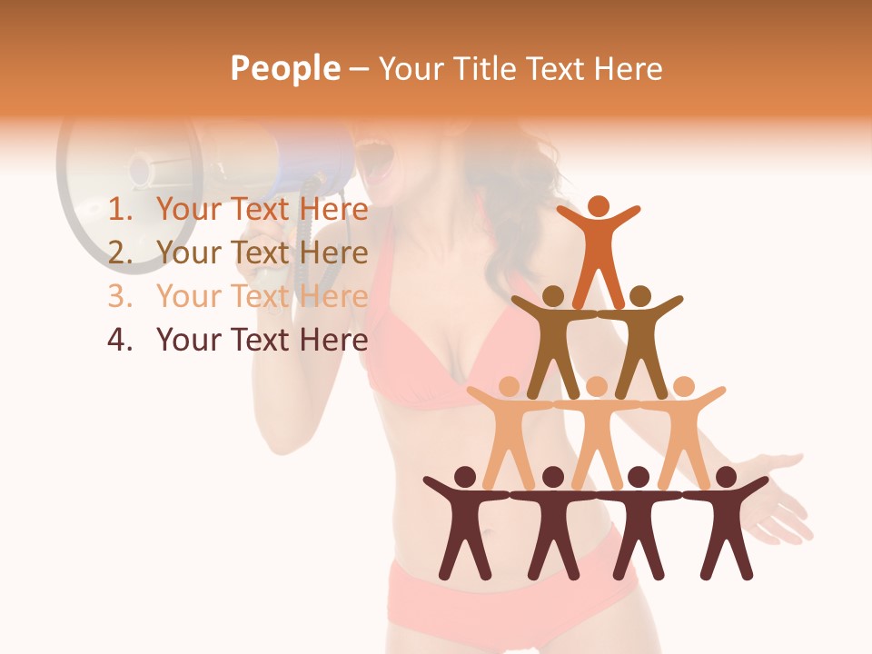 Yelling Isolated Season PowerPoint Template