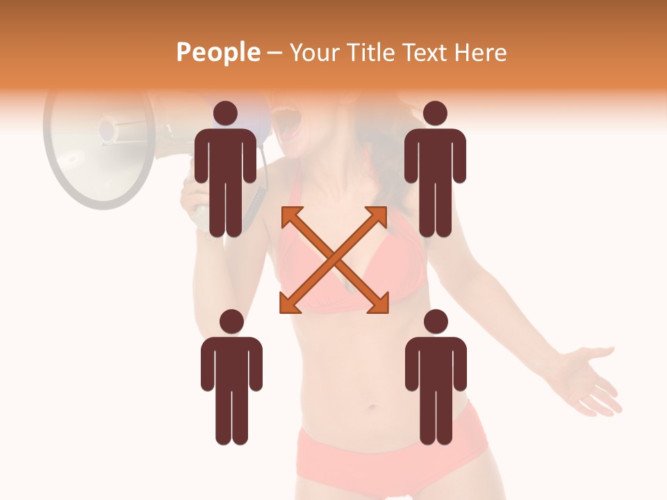 Yelling Isolated Season PowerPoint Template