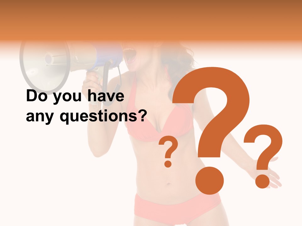 Yelling Isolated Season PowerPoint Template