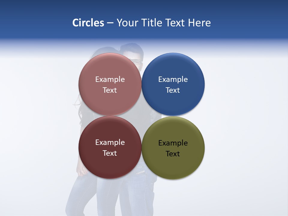 Female Girlfriend Young PowerPoint Template