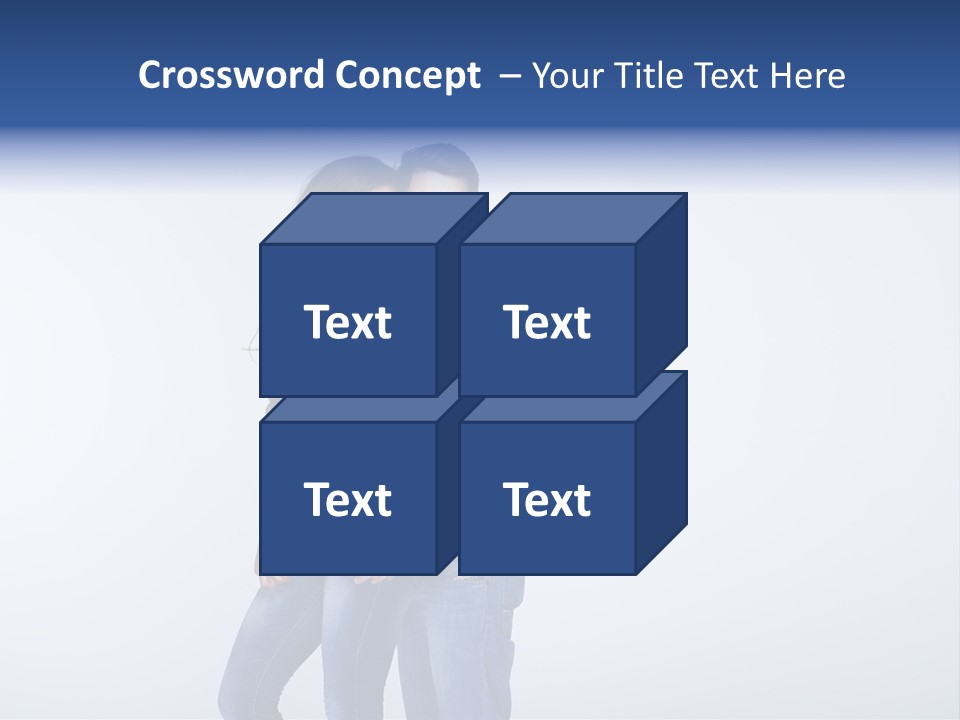 Female Girlfriend Young PowerPoint Template