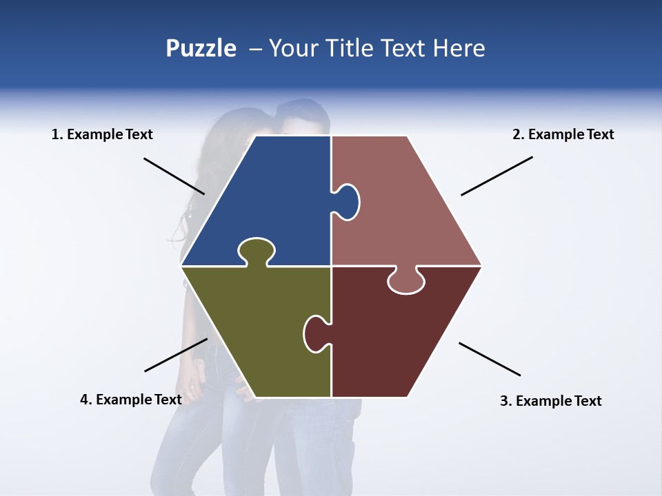 Female Girlfriend Young PowerPoint Template