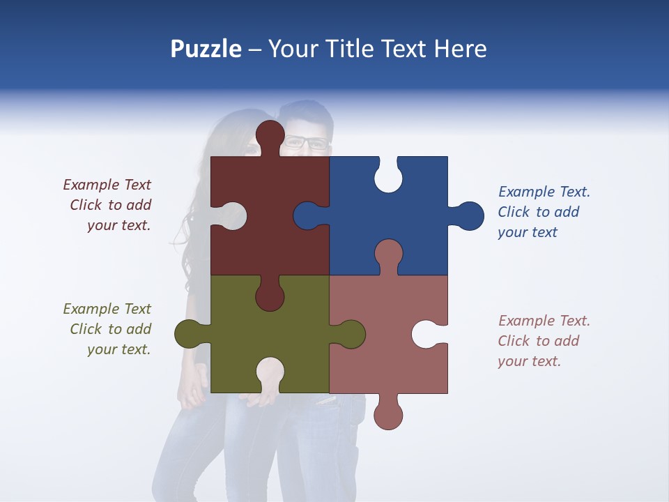 Female Girlfriend Young PowerPoint Template