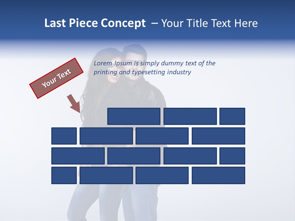 Female Girlfriend Young PowerPoint Template