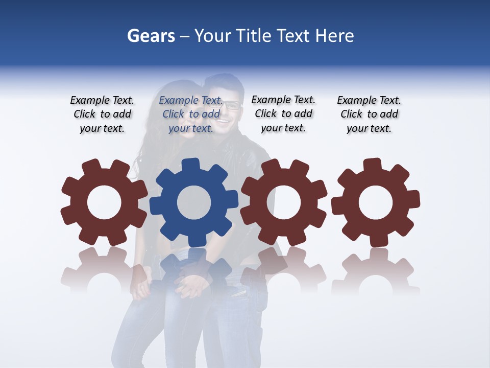 Female Girlfriend Young PowerPoint Template