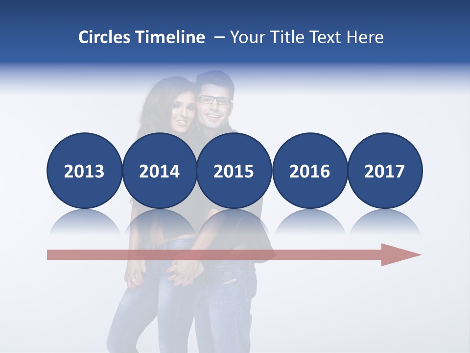 Female Girlfriend Young PowerPoint Template