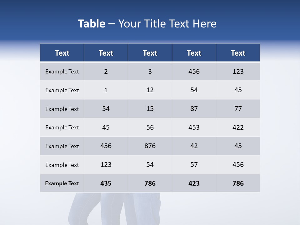 Female Girlfriend Young PowerPoint Template