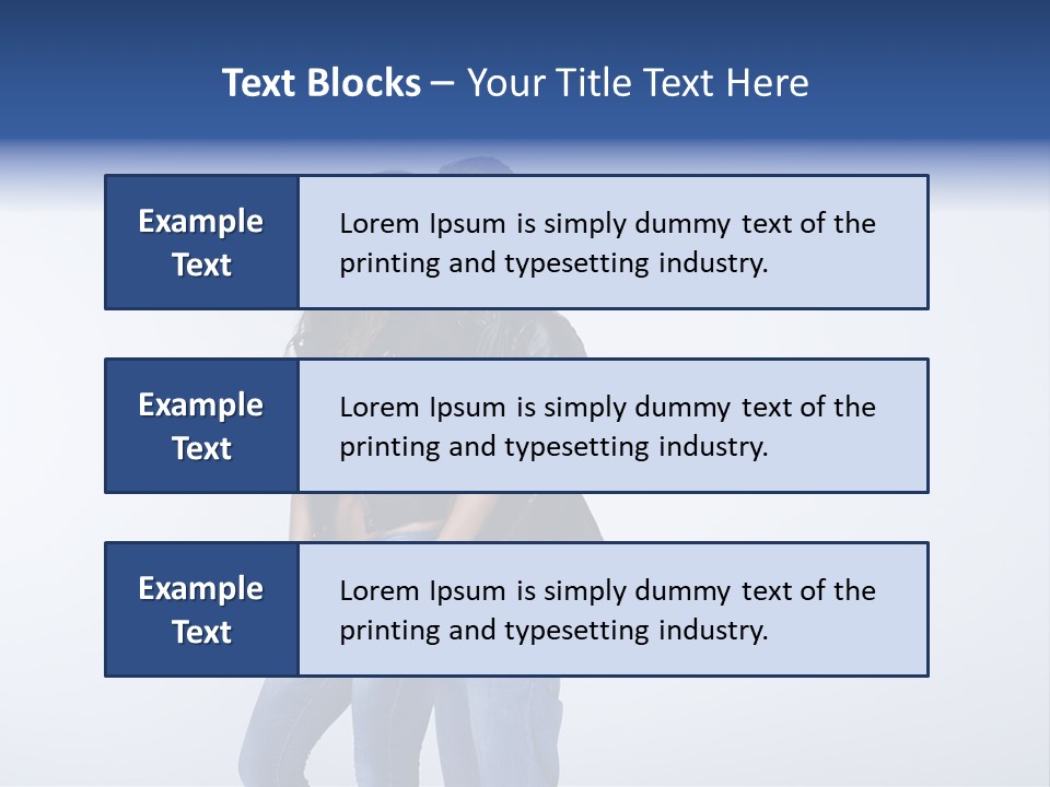 Female Girlfriend Young PowerPoint Template