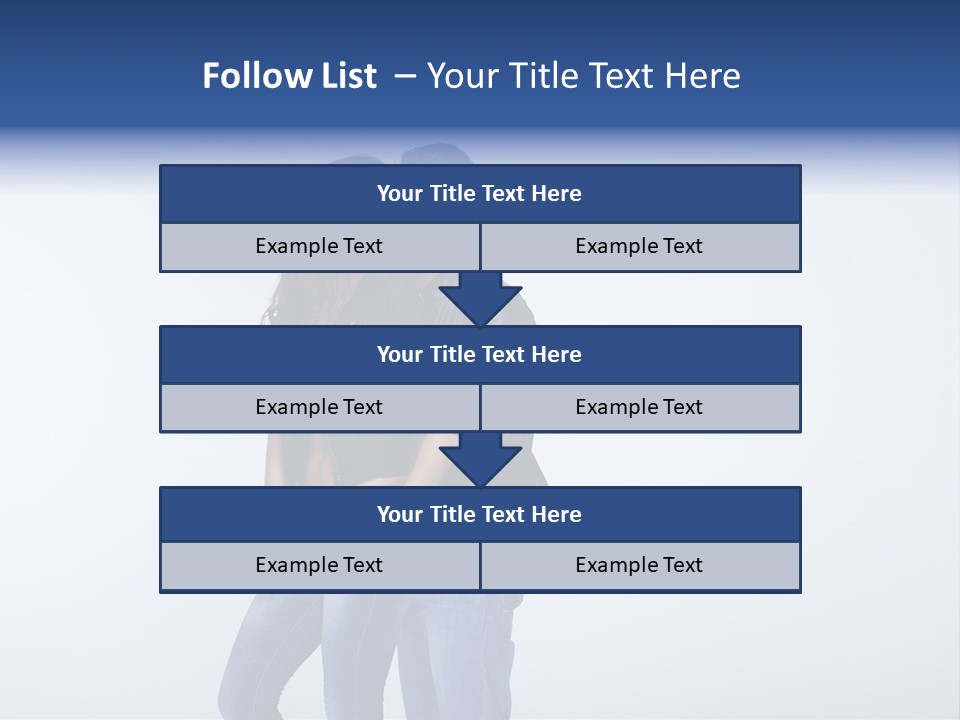 Female Girlfriend Young PowerPoint Template
