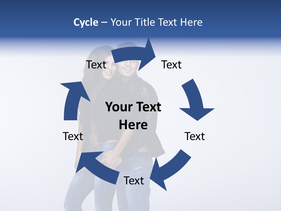 Female Girlfriend Young PowerPoint Template