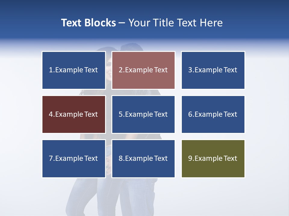 Female Girlfriend Young PowerPoint Template