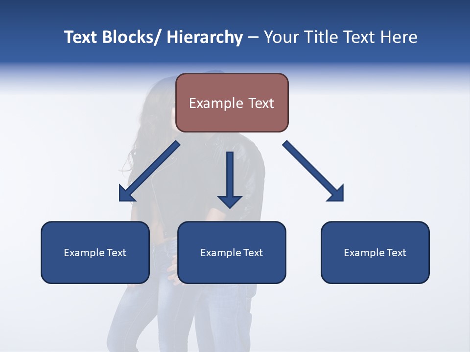 Female Girlfriend Young PowerPoint Template