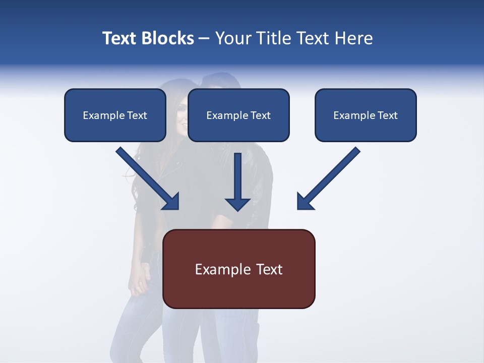 Female Girlfriend Young PowerPoint Template