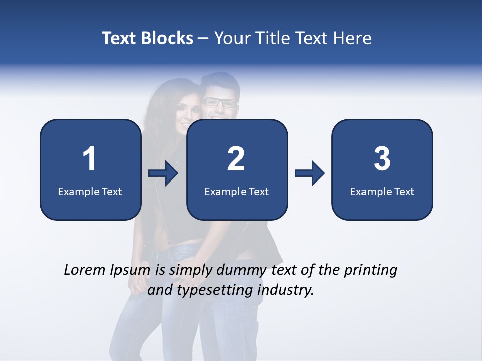 Female Girlfriend Young PowerPoint Template