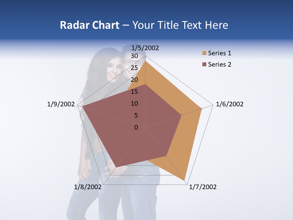 Female Girlfriend Young PowerPoint Template