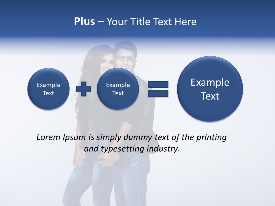Female Girlfriend Young PowerPoint Template