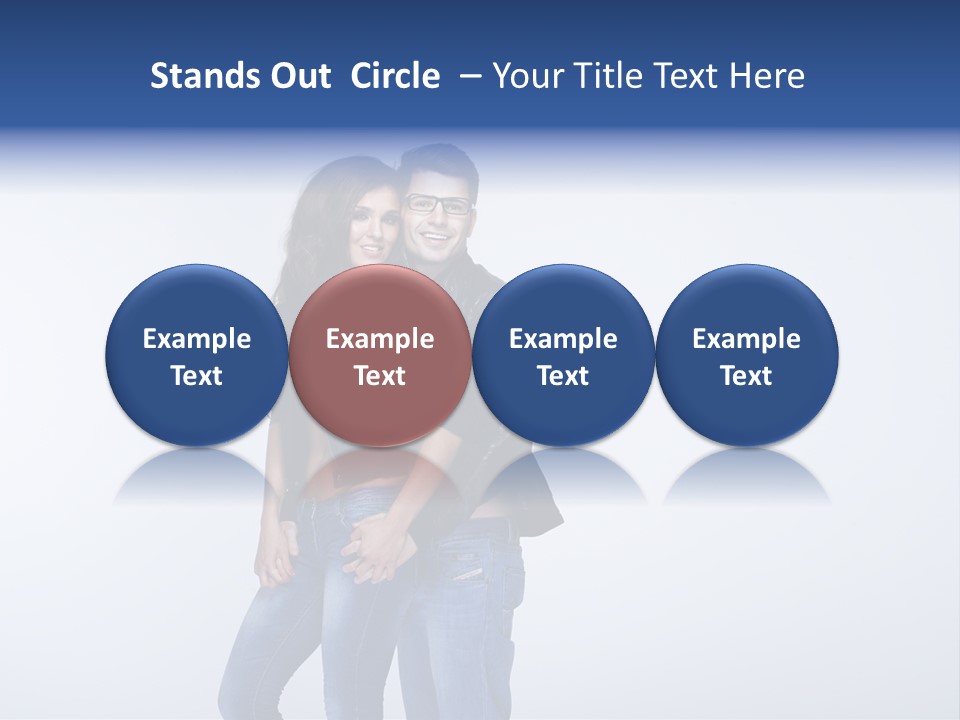 Female Girlfriend Young PowerPoint Template