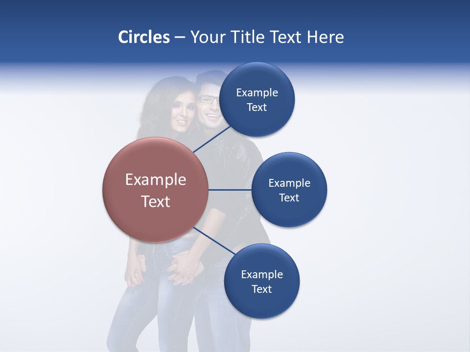 Female Girlfriend Young PowerPoint Template