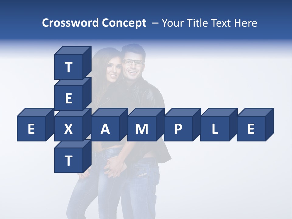 Female Girlfriend Young PowerPoint Template