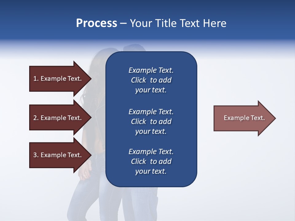 Female Girlfriend Young PowerPoint Template
