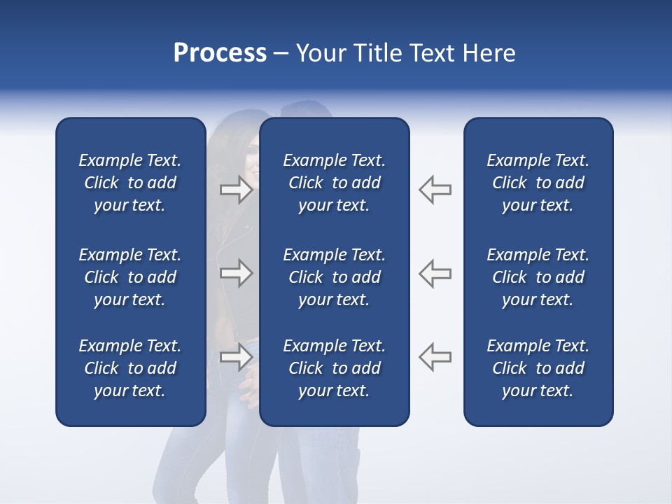 Female Girlfriend Young PowerPoint Template